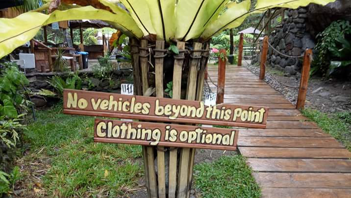 Interesting sign at pulangbato falls lol