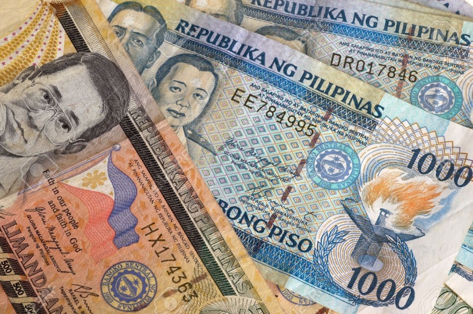 Филиппинское песо. Валюта Филиппин. Филиппинский песо к рублю. 1000 Филиппинских песо.