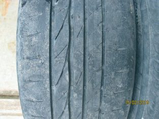 Set of car tires