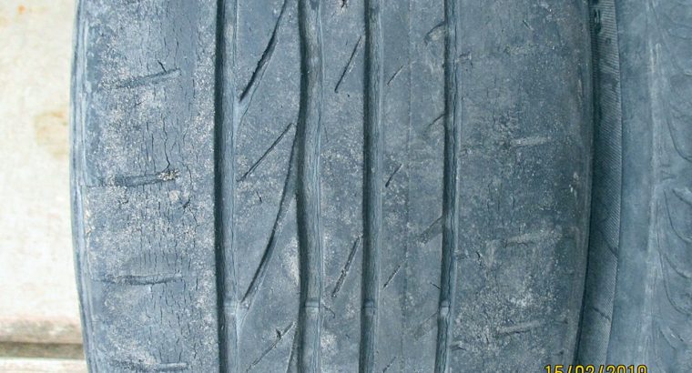 Set of car tires