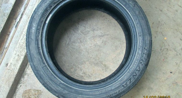 Set of car tires