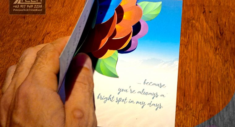 Get Well Sunshine Flower Popup Card