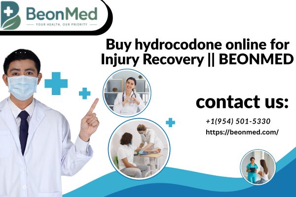 Buy hydrocodone online for Injury Recovery || BEONMED