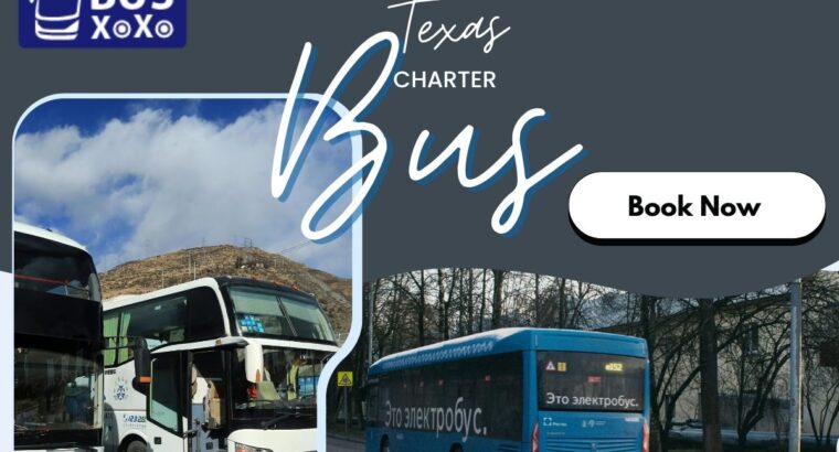 Book Texas charter bus & coach bus rental services at affordable prices.
