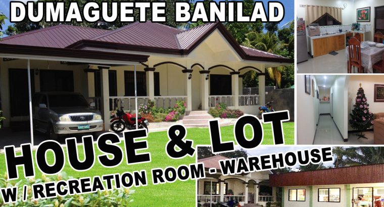 Dumaguete House, Lot and Warehouse for sale