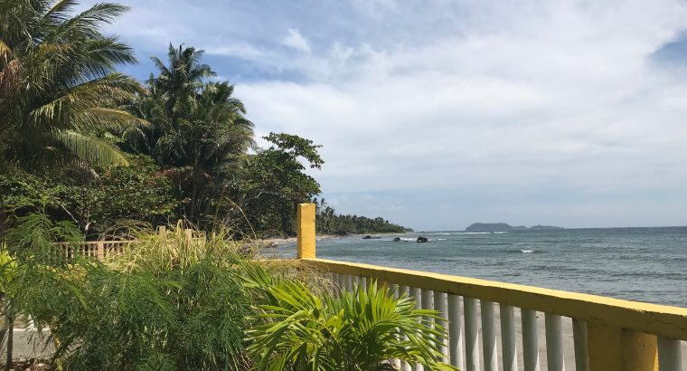 BEACHFRONT LOT AND HOUSE FOR SALE