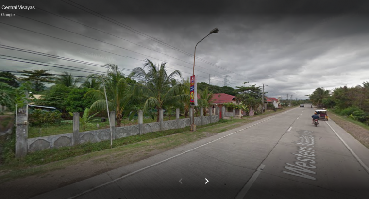 LOT FOR SALE WITH HOUSE ALONG NATIONAL HIGHWAY