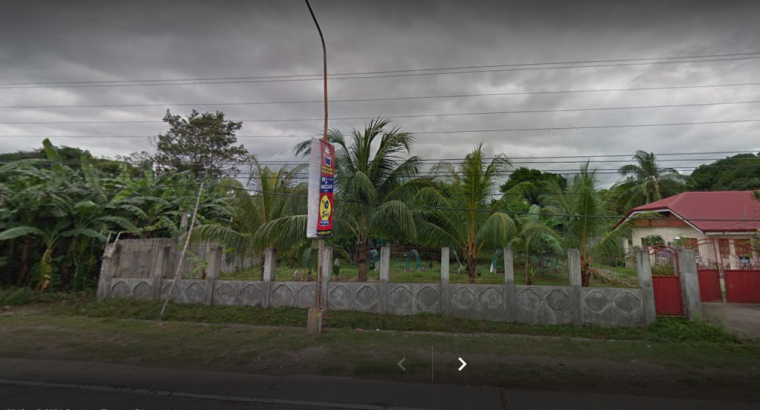 LOT FOR SALE WITH HOUSE ALONG NATIONAL HIGHWAY