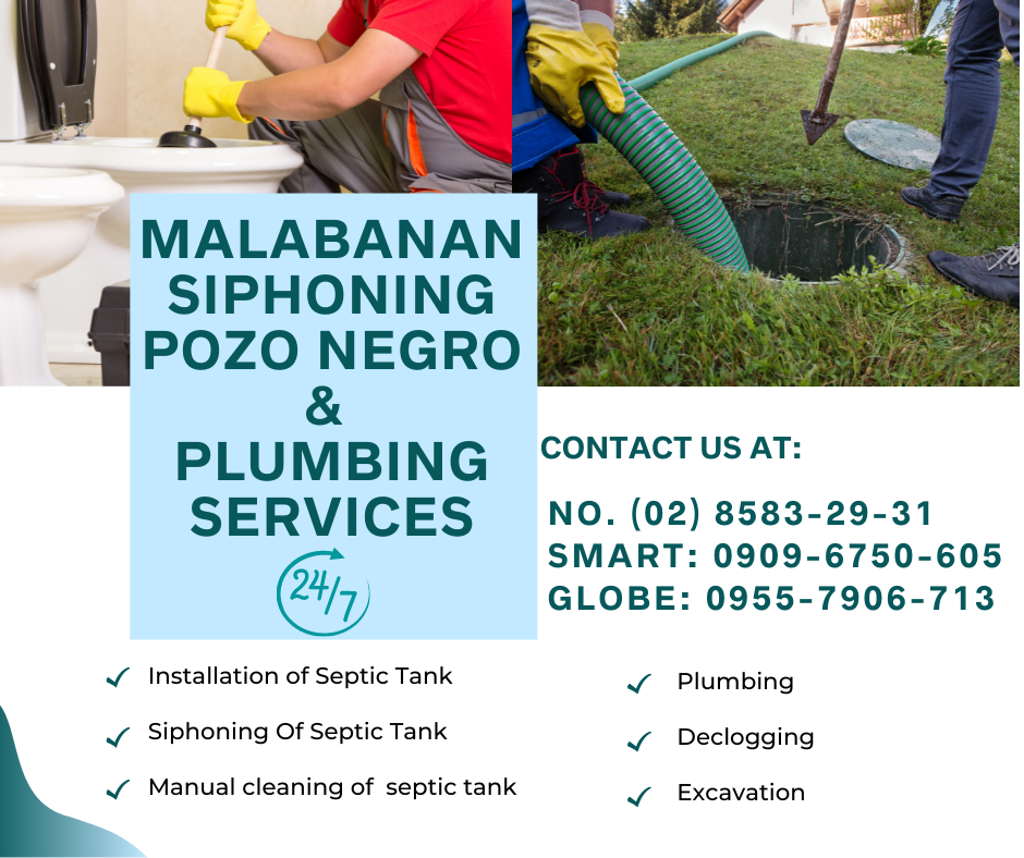 PAVIA Malabanan Siphoning and Plumbing Services 09303152543/09557906713