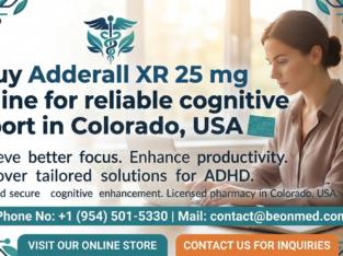 Buy Adderall XR 25 mg online for reliable cognitive support in Colorado, USA