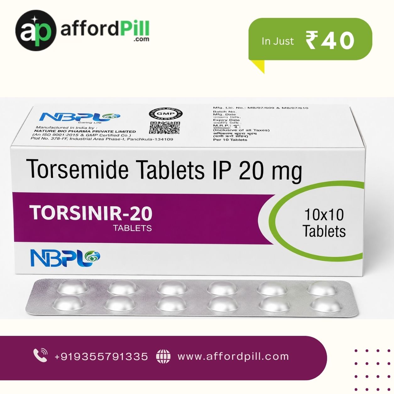 Affordable Torsinir 20 for Your Healthcare Needs