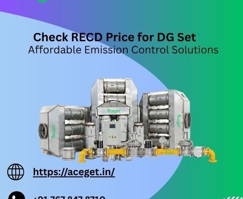 Check RECD Price for DG Set | Affordable Emission Control Solutions