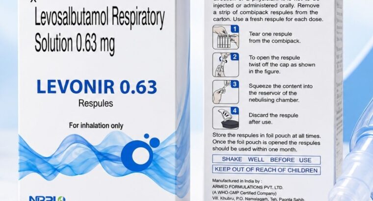 Order Levonir 0.63 Respules with Convenient Online Service
