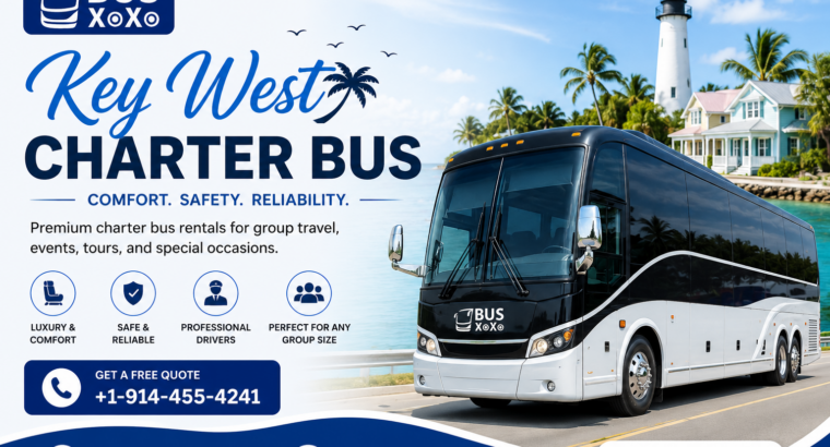 key west charter bus rental for group travel