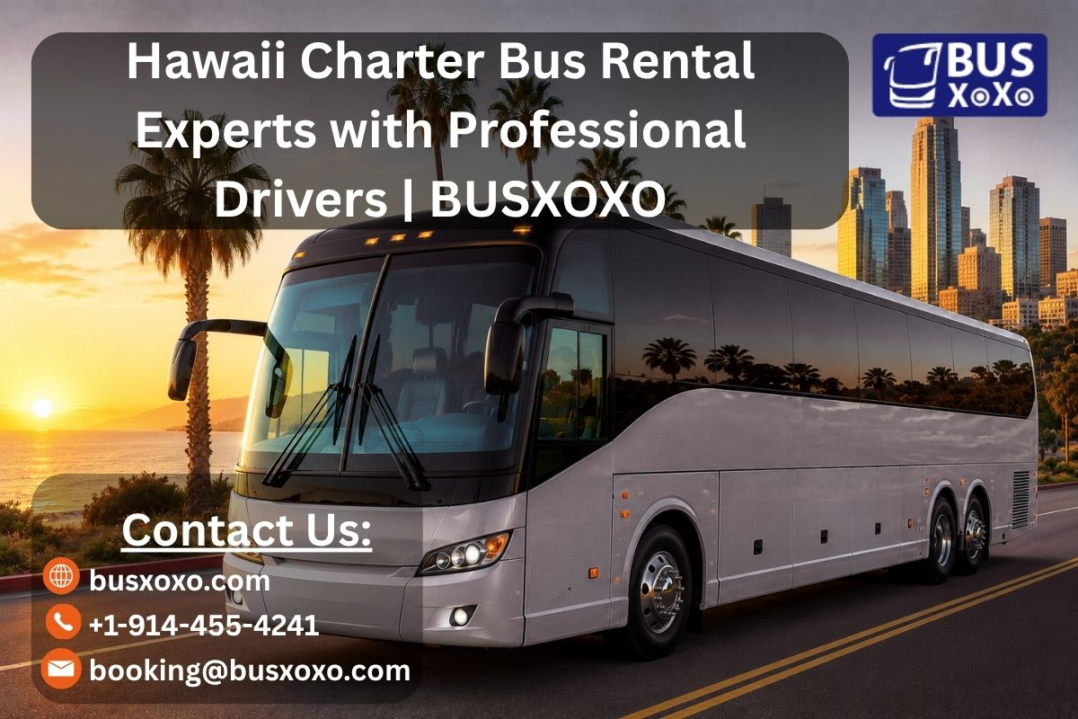 Hawaii Charter Bus Rental Experts with Professional Drivers | BUSXOXO