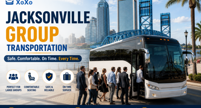 Jacksonville Group Transportation with Comfortable Charter Bus Services