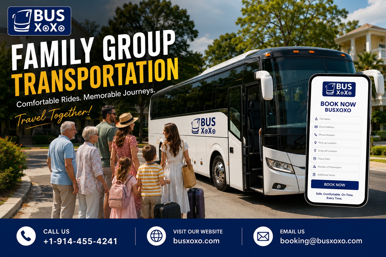 Church Bus Rental Florida – Safe & Trusted Group Travel with busxoxo