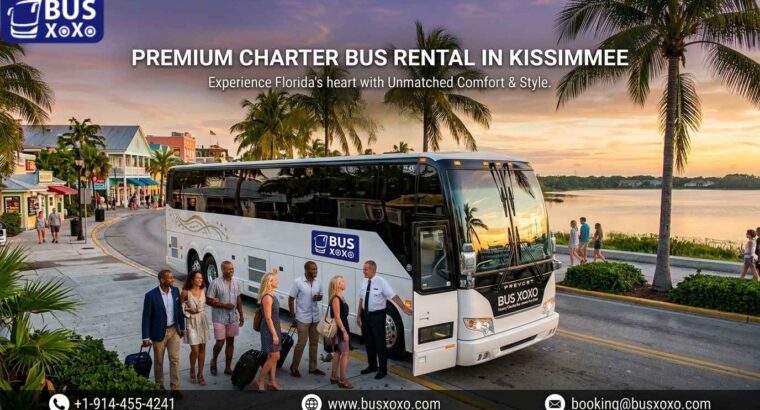 Book a Charter Bus in Kissimmee with Professional Drivers Today