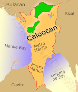 caloocan map