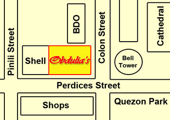 Obdulias Dumaguete Map