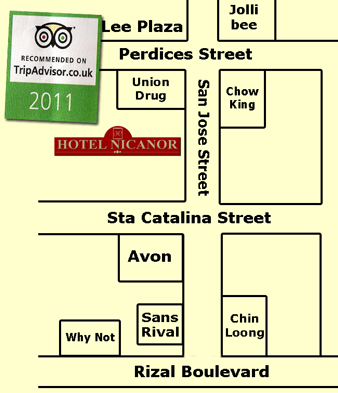 Hotel Nicanor Map