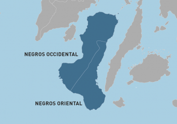 Map of the Negros Island Region