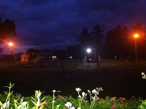 Bacong Park During Night Time