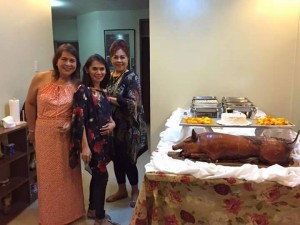 Lechon at the table during occasions