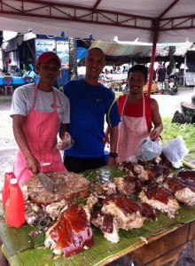 The famous lechon in Malatapay