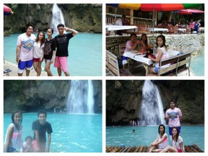 Resturant and Raft in Kawasan Falls