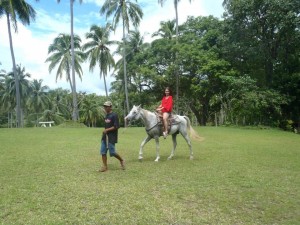 Horse back riding in Dipolog