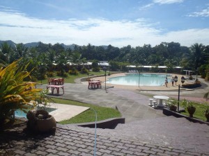 Pool view of the royal farm