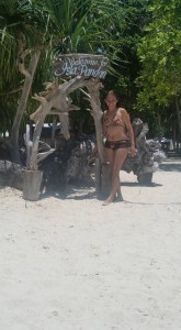 At the Pandan Beach