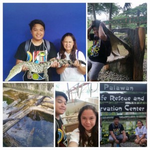 At  the crocodile nature park