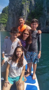 Our family in Big Lagoon