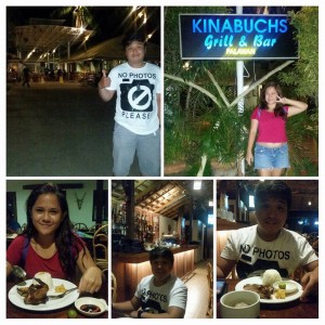 Dinner at the Kinabuchs Restaurant